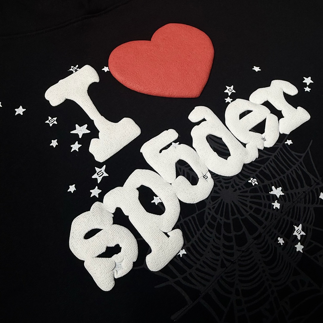 Sp5der ¥200 Sp5Der I Heart SP5 Souvenir Hoodie - Image 5
