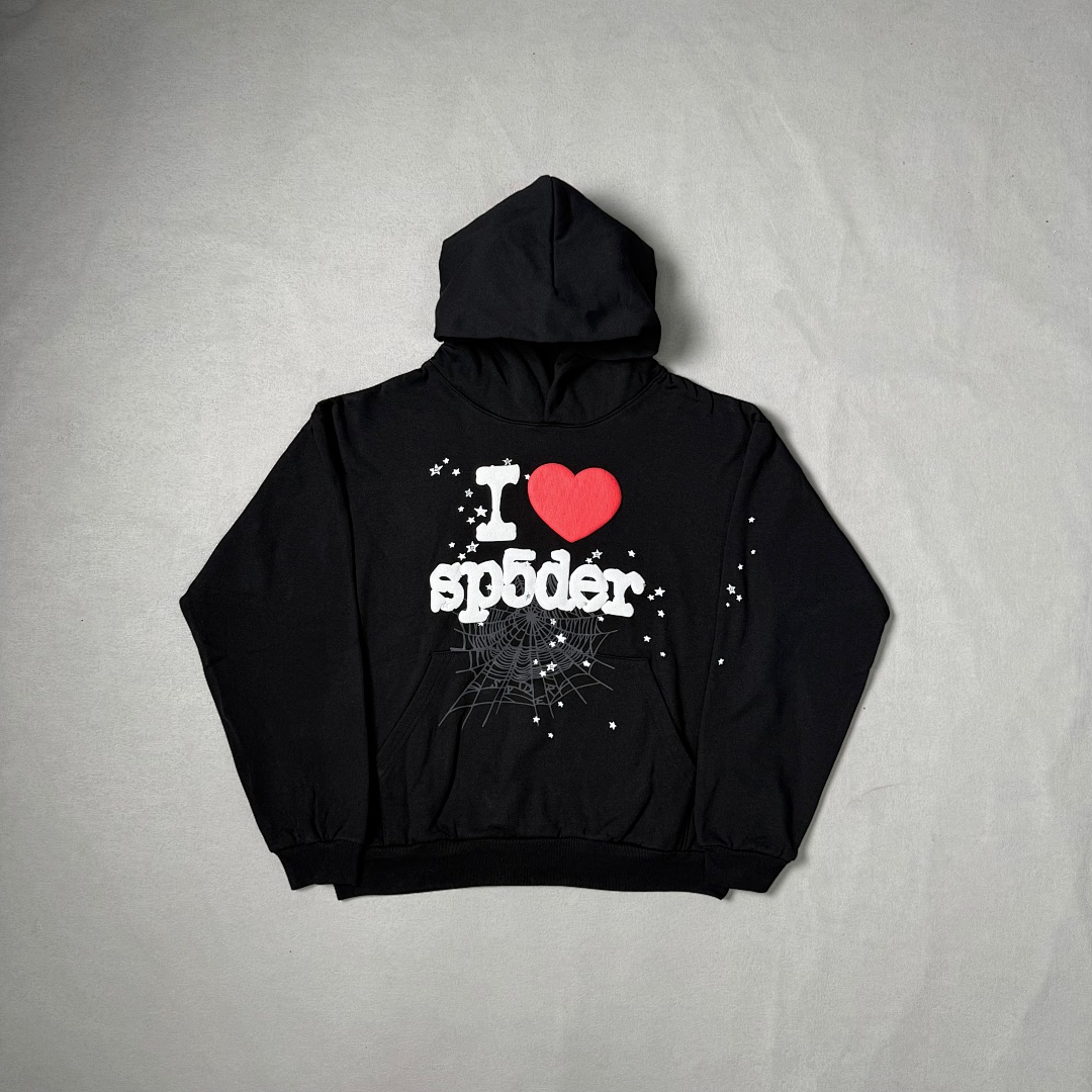 Sp5der ¥200 Sp5Der I Heart SP5 Souvenir Hoodie