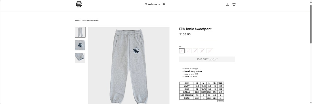Christian Louboutin ¥268 EE Basic Hoodie Grey/Navy - Image 6