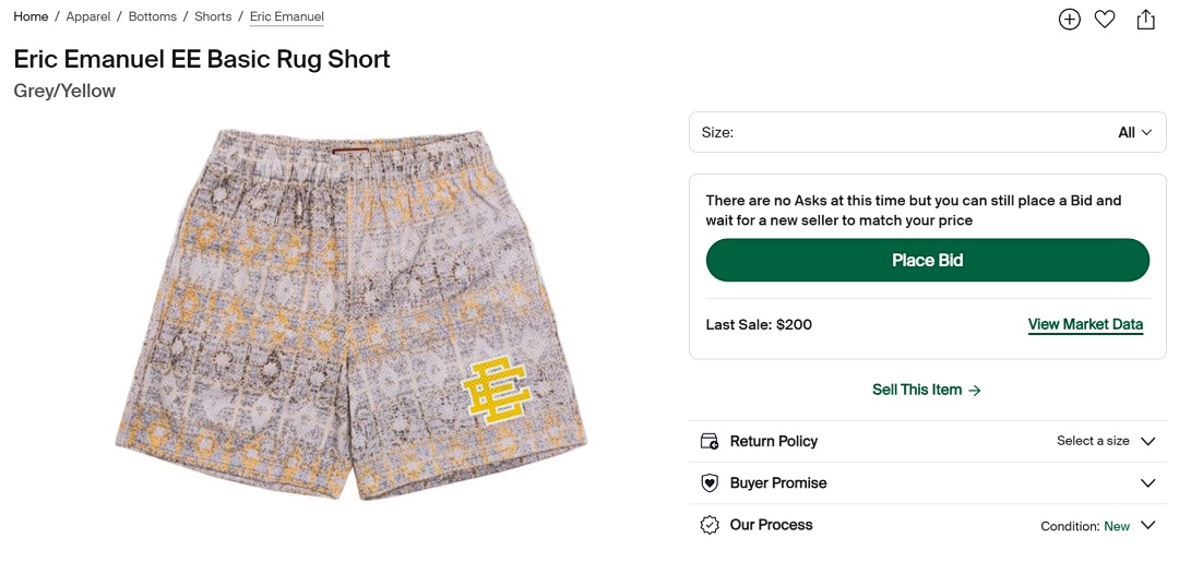 Eric Emanuel ¥98 Eric Emanuel EE Basic Rug Short - Image 2