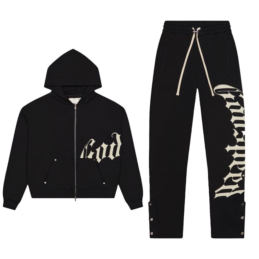 Godspeed ¥298 OG Logo Sweatsuit V2 Godspeed (Black) - Image 40