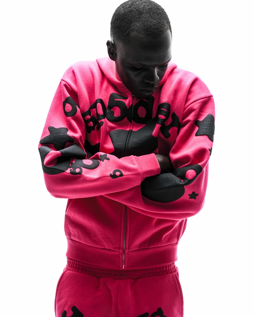 Sp5der ¥198 Sp5Der OG Web Logo Sweat Short - Image 2