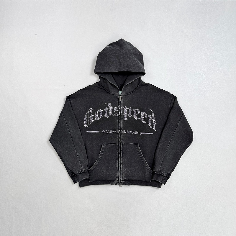 Godspeed ¥468 Godspeed Studded OG Logo Hoodie