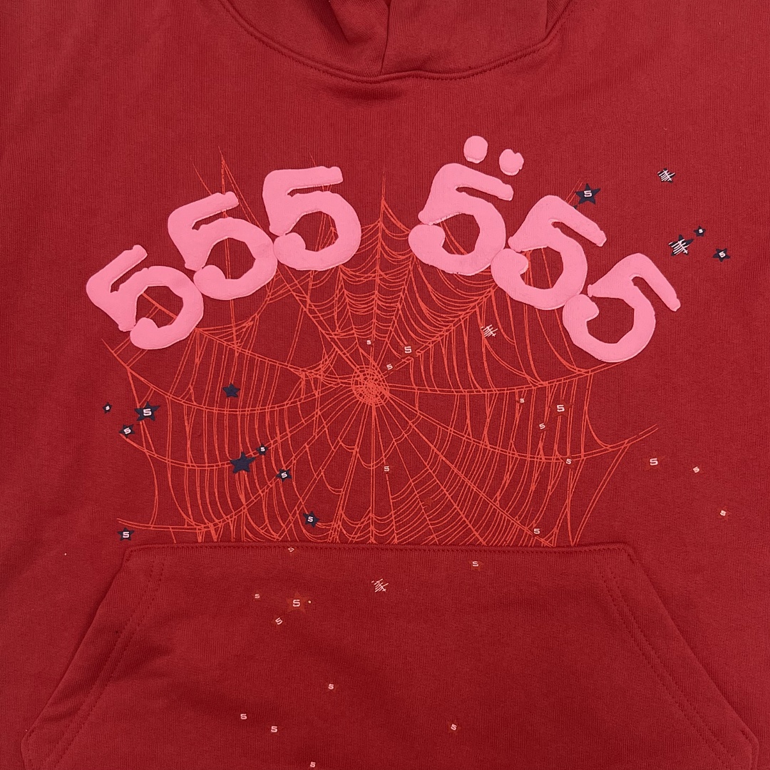 Sp5der ¥150🔥Discount🔥Sp5Der 1:1 555 (Red) - Image 21