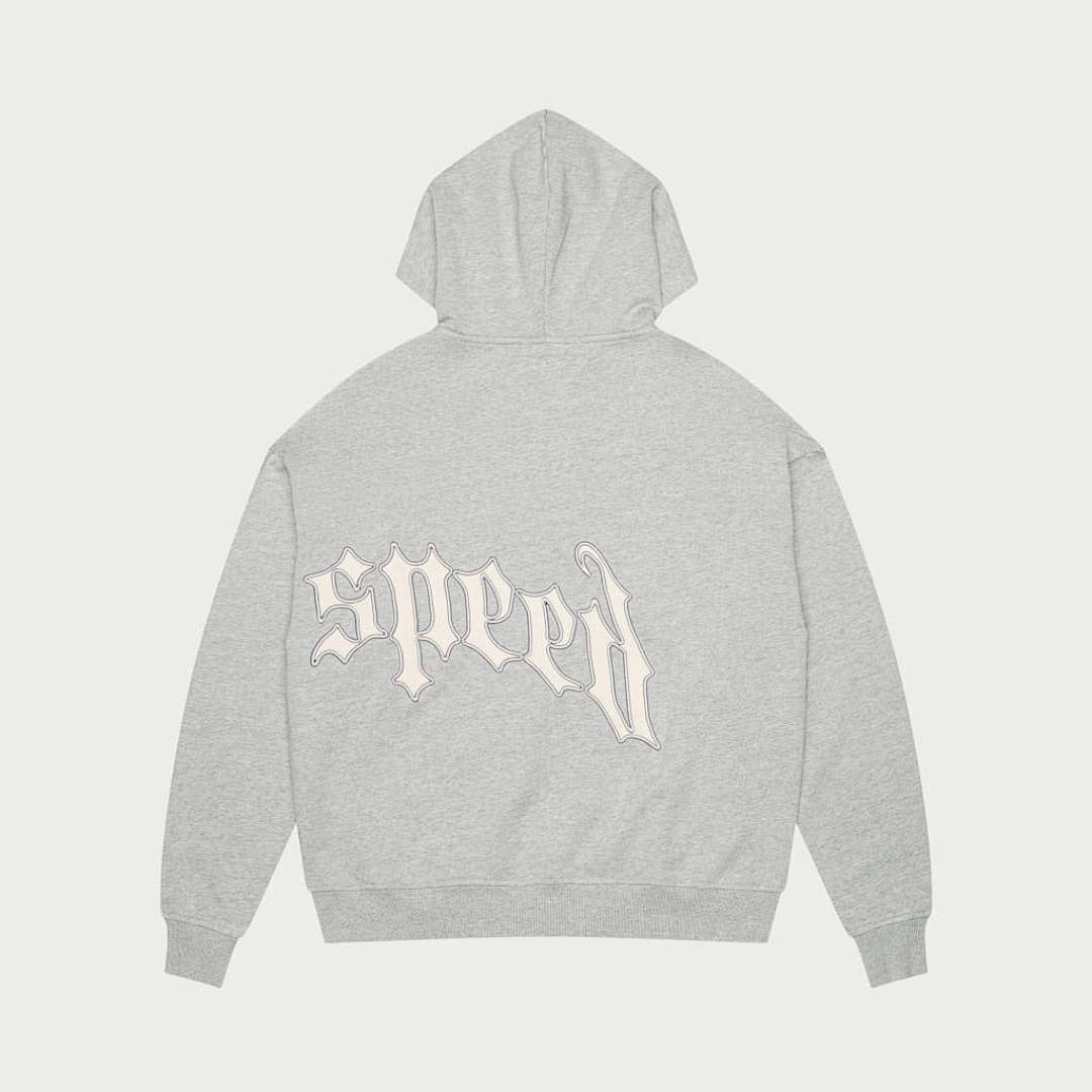 Godspeed ¥298 OG Logo Sweatsuit V2 Godspeed (Heather Grey) - Image 42