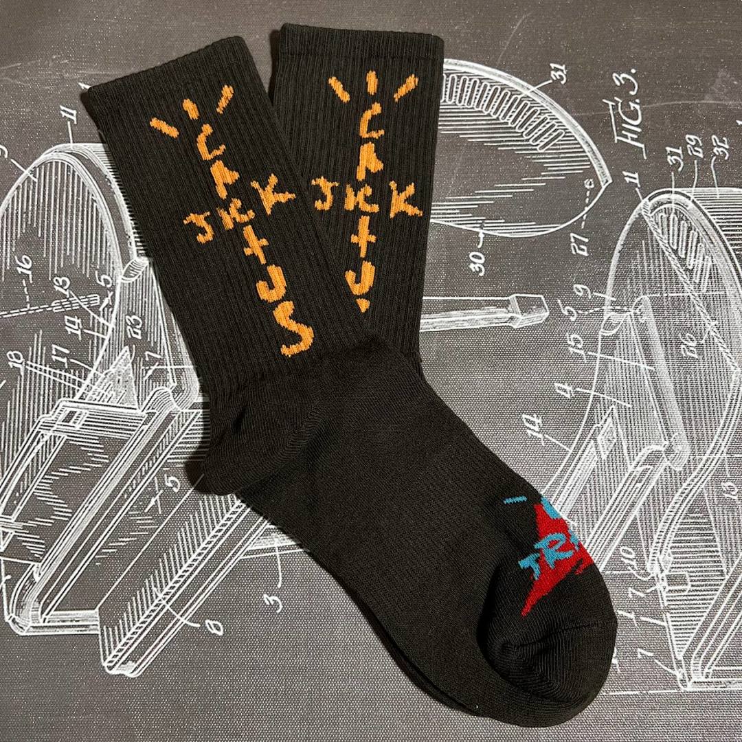 Accessiories Travis Scott Socks (Red Triple) - Image 8