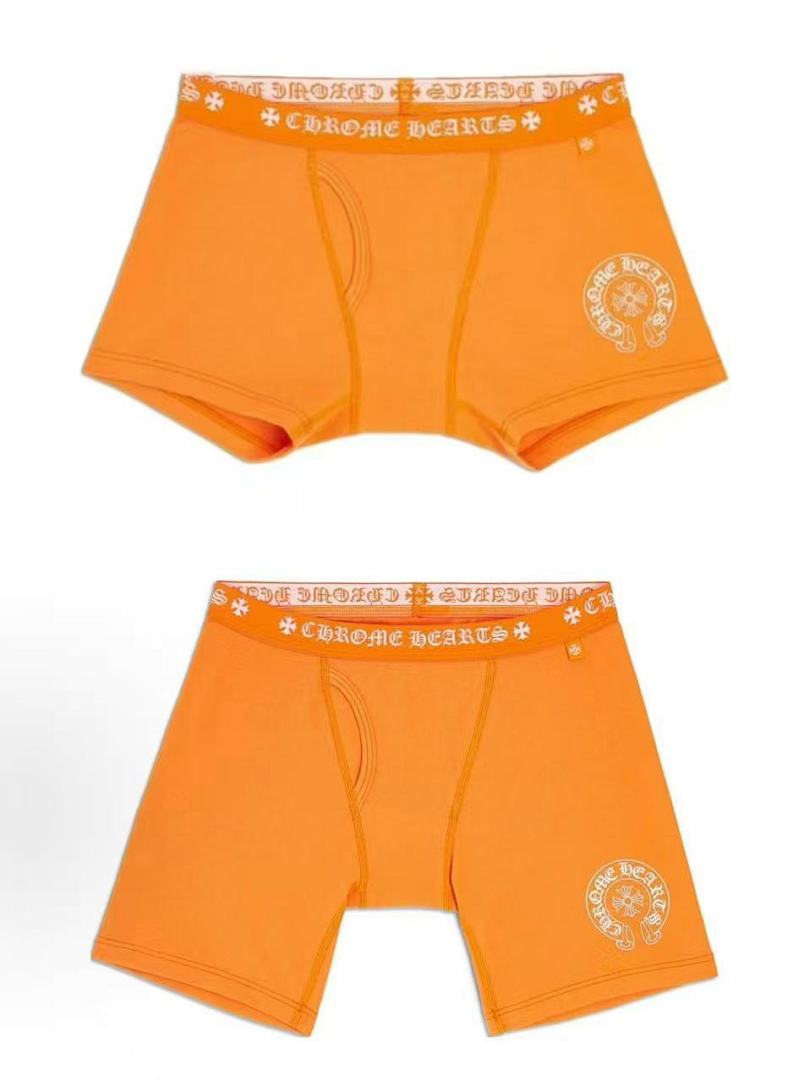 Chanel CHR HEARTS New Underwear Boxer Brief ORANGE Long & Short ——Perfect Quality - Image 15
