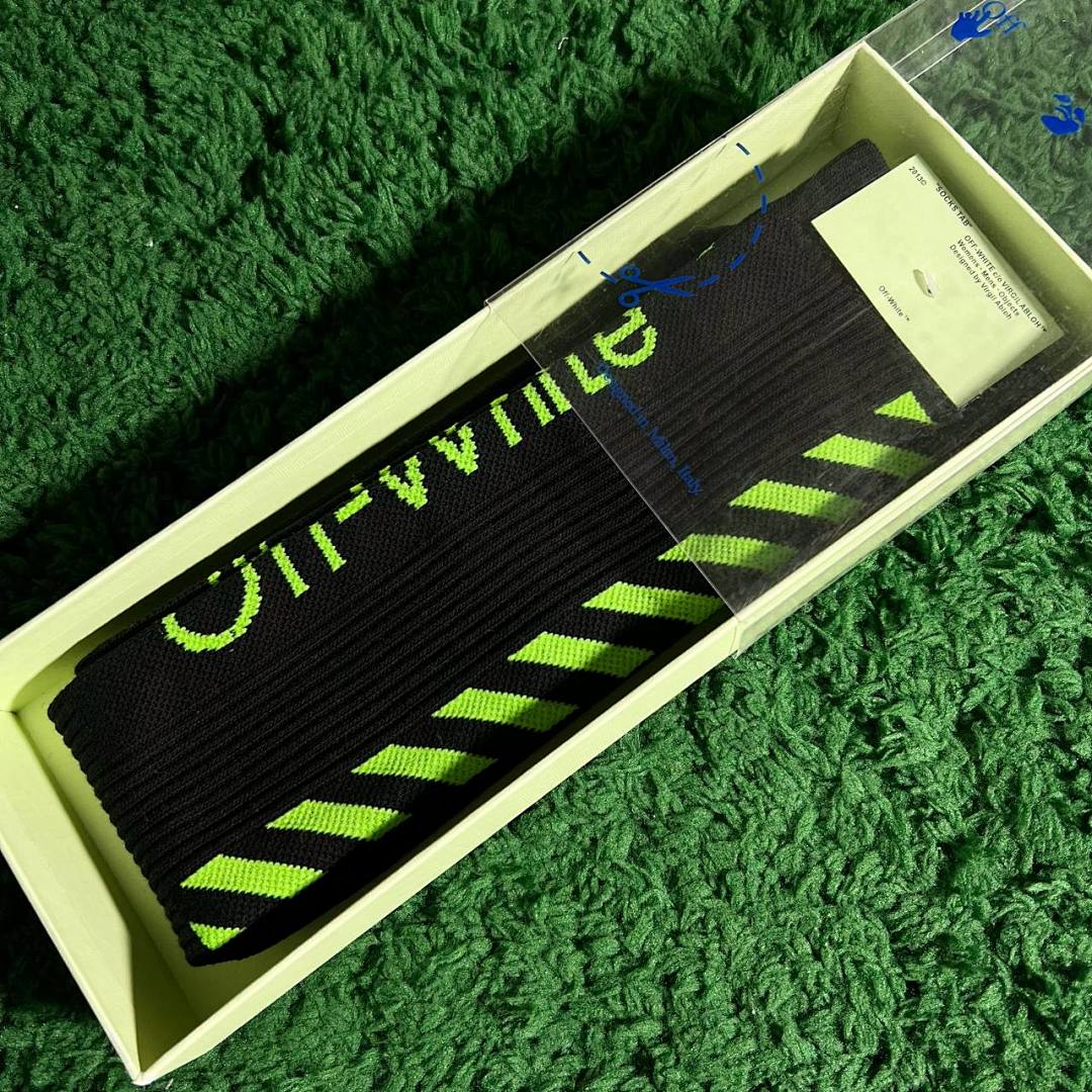 Accessiories OFF WHITE 19Ss Towel Socks With Box - Image 4