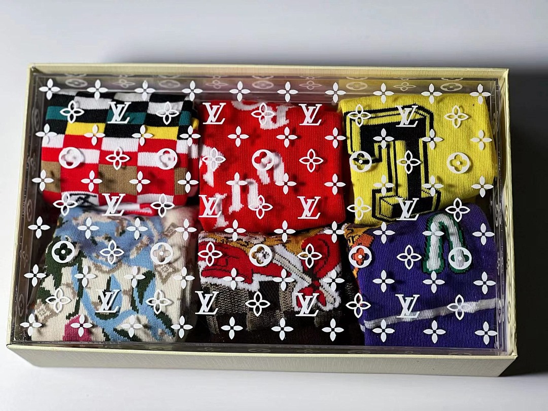 Accessiories 6 Pairs Box Socks 2022 New Color ——All Package - Image 9