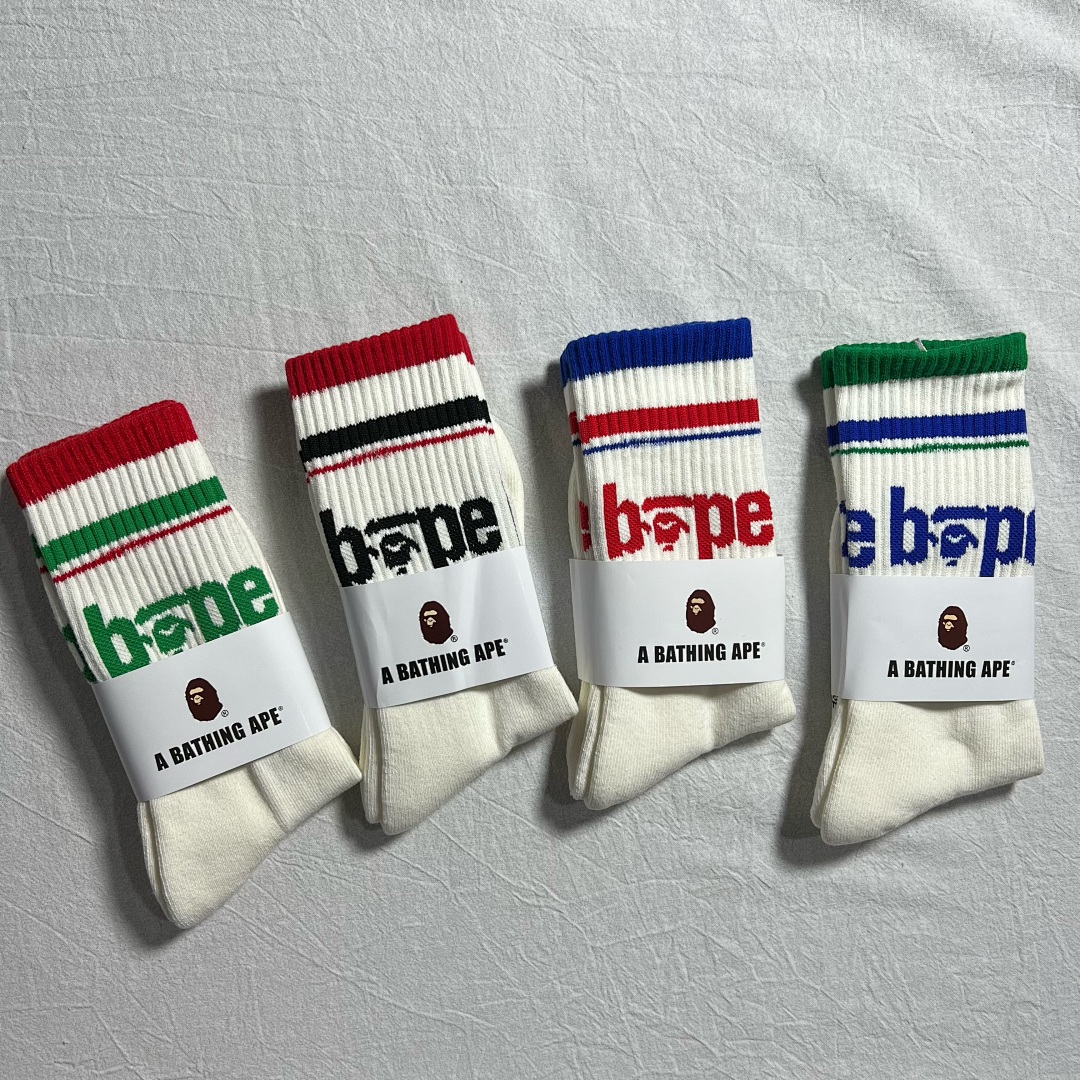 Bape 2024 New Towel Trick Socks - Image 17