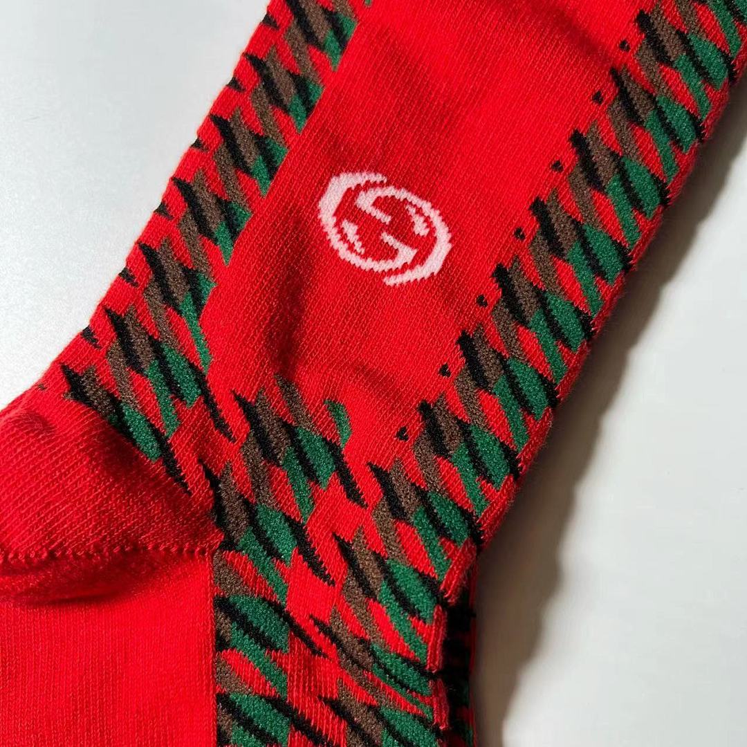 Accessiories G Red Long Socks - Image 12