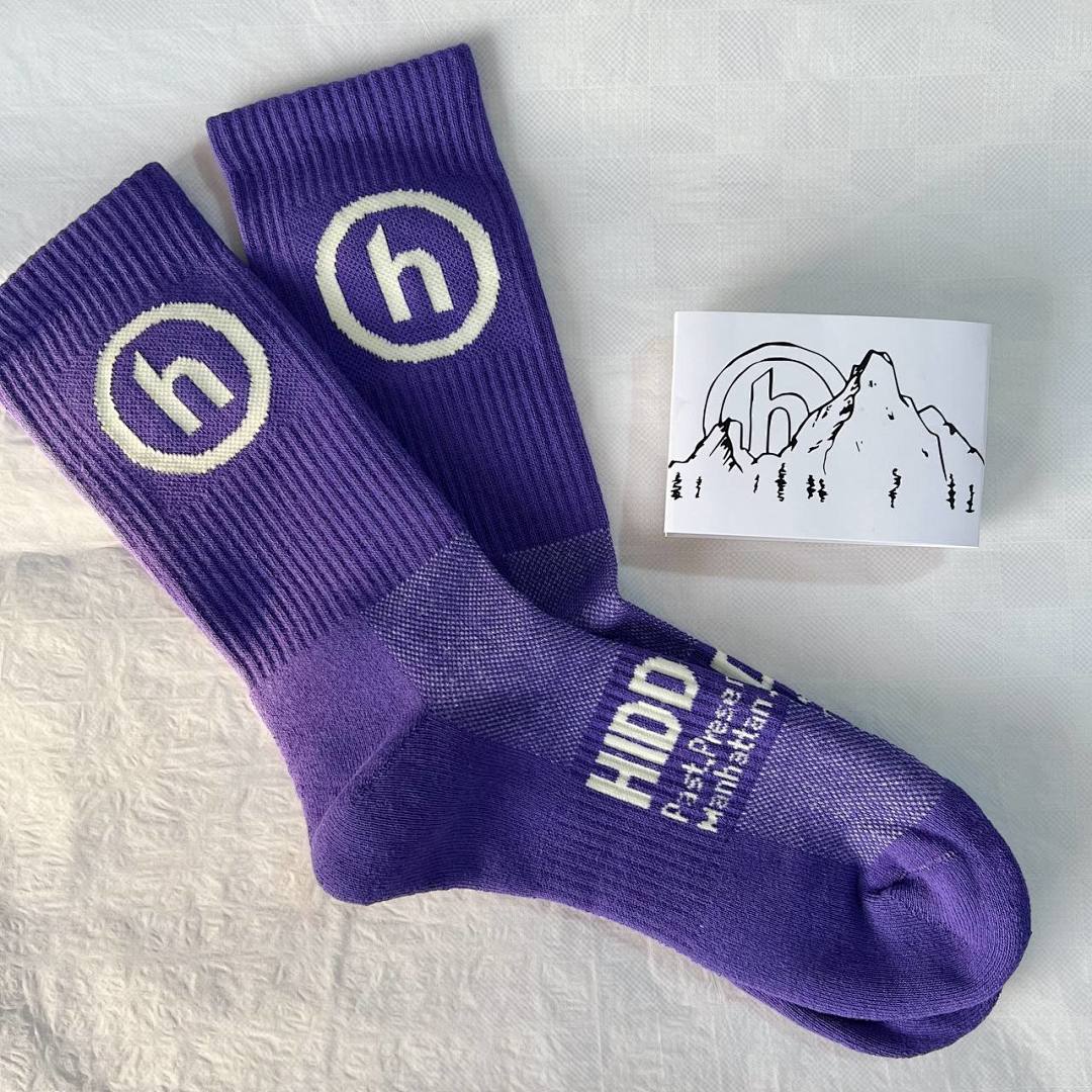 Accessiories 1:1 Hidden Purple Socks Towel Bottom - Image 4
