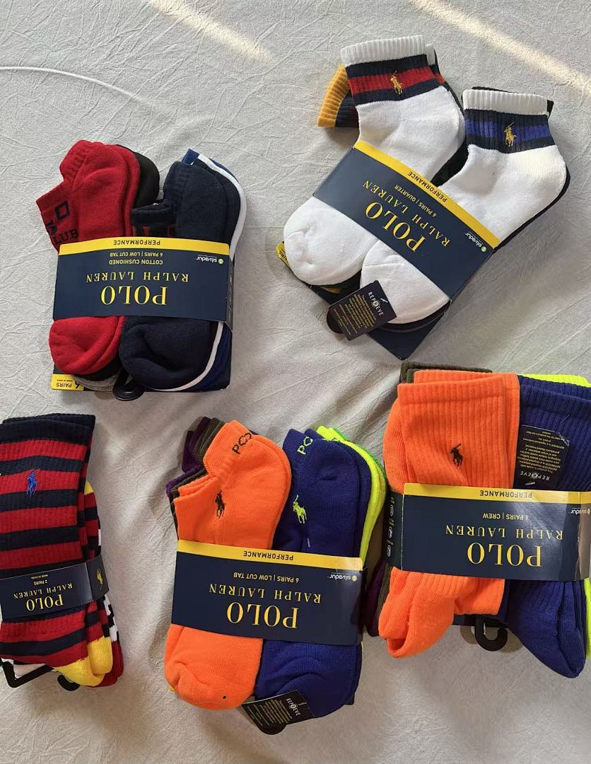 On Running UP DATING! PL Original 6Pacs Socks (Each Set Small Quantities)