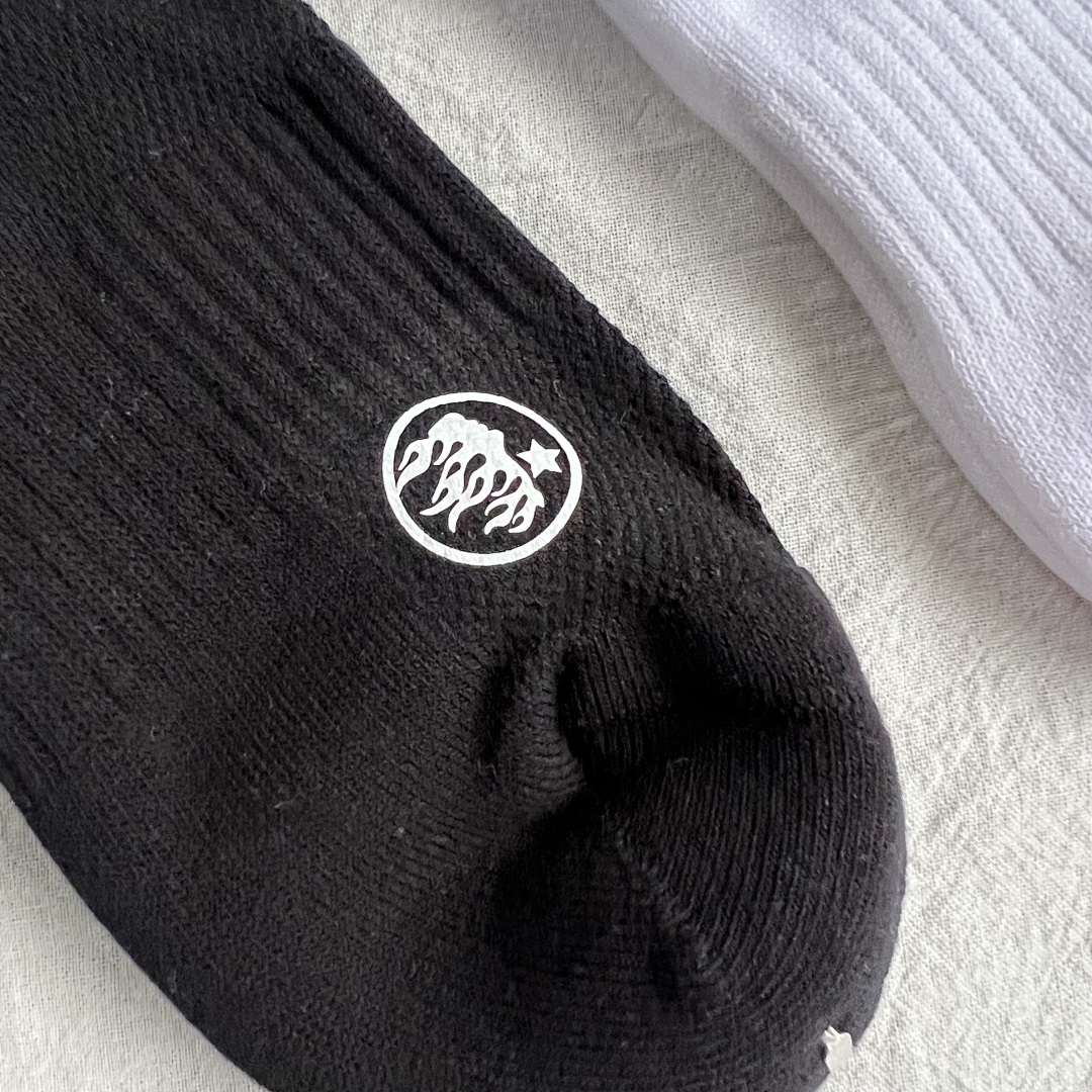 Accessiories Hellstar Black/White 2 Pacs A Set Socks - Image 5