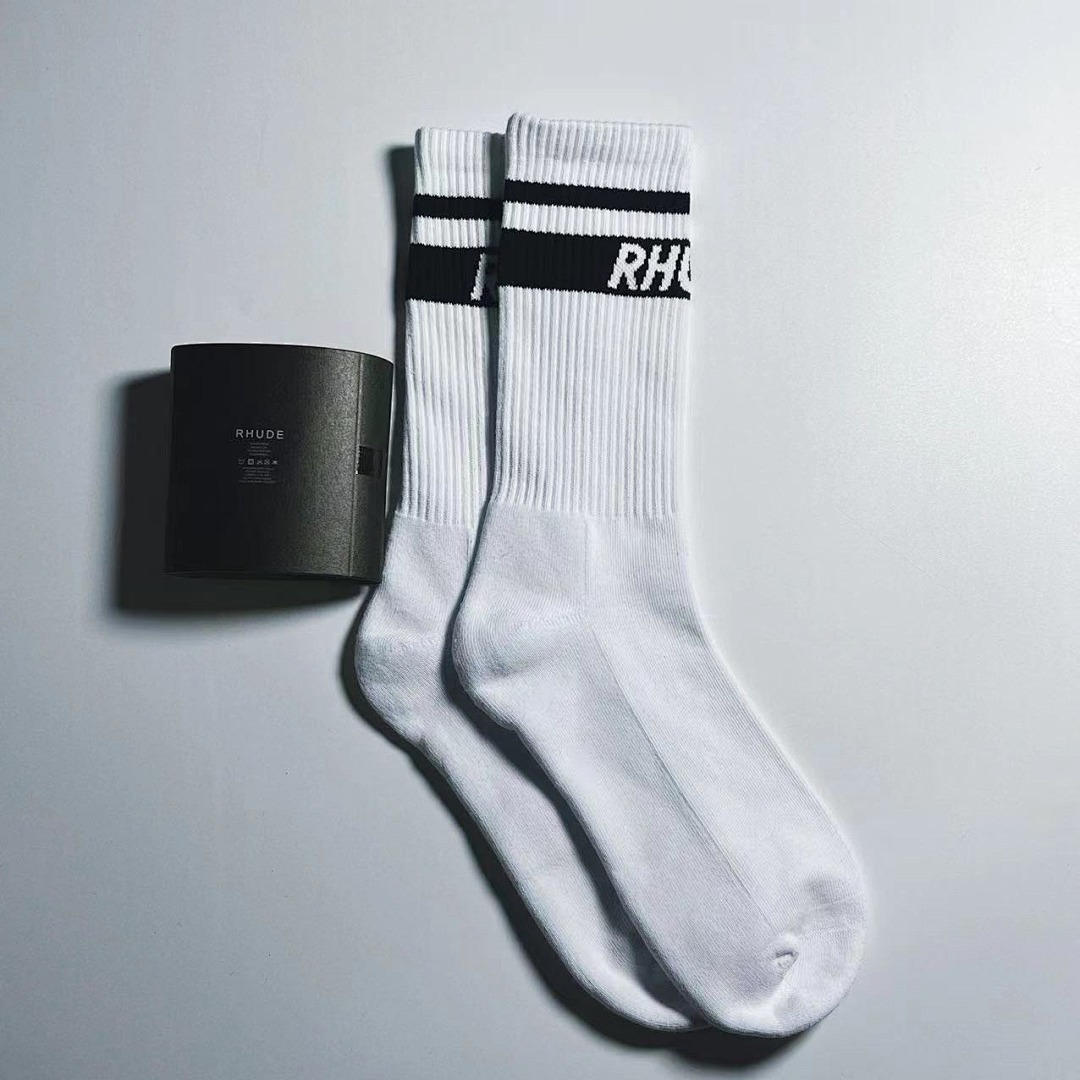 Accessiories Rhude 1: 1 Towel Socks——New Season With 1:1 Cardholder - Image 25