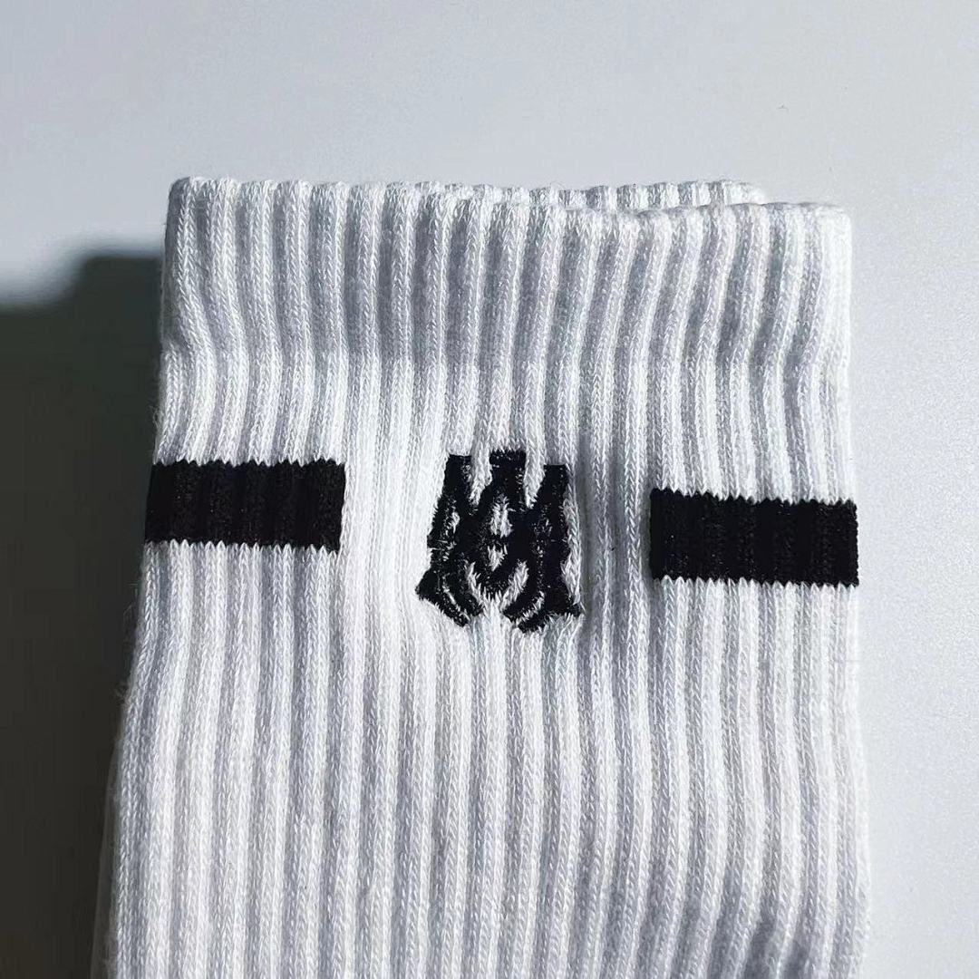 AMIRI 1:1 Embroidery Logo Socks Embroidered - Image 30