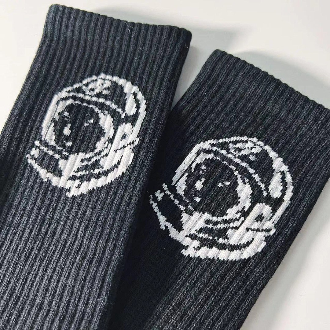 Accessiories 1: 1 Billionaire Boys Club × HIDDEN Black Socks————Unique Correct Version - Image 6