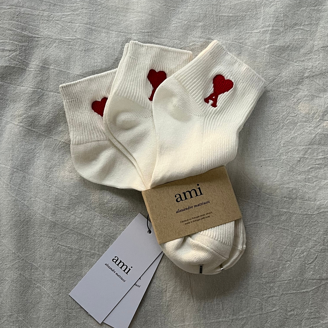 Accessiories 3 Pair A Set AMI Socks - Image 4