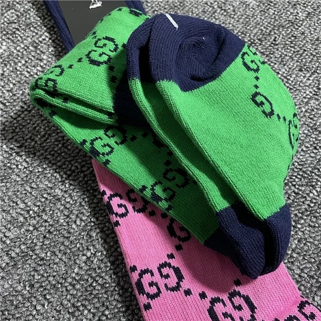 Accessiories GG Multicolour Cotton Blend Sock - Image 13