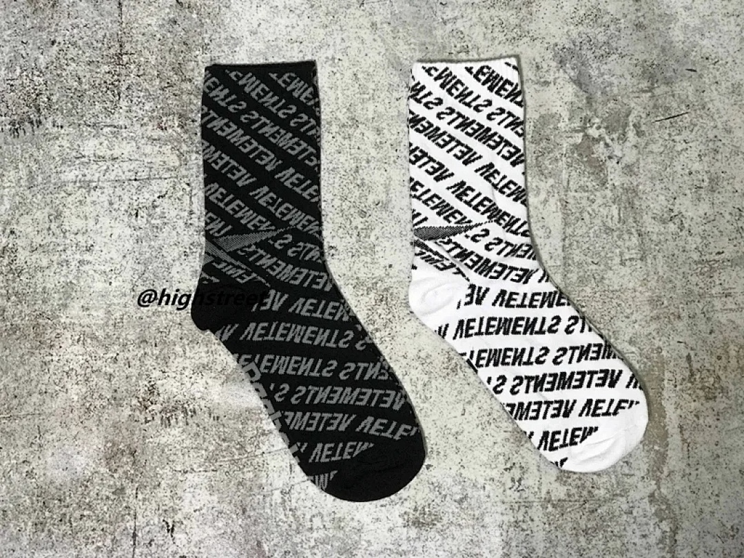 Accessiories 1:1 Vetements All Logo Socks - Image 19