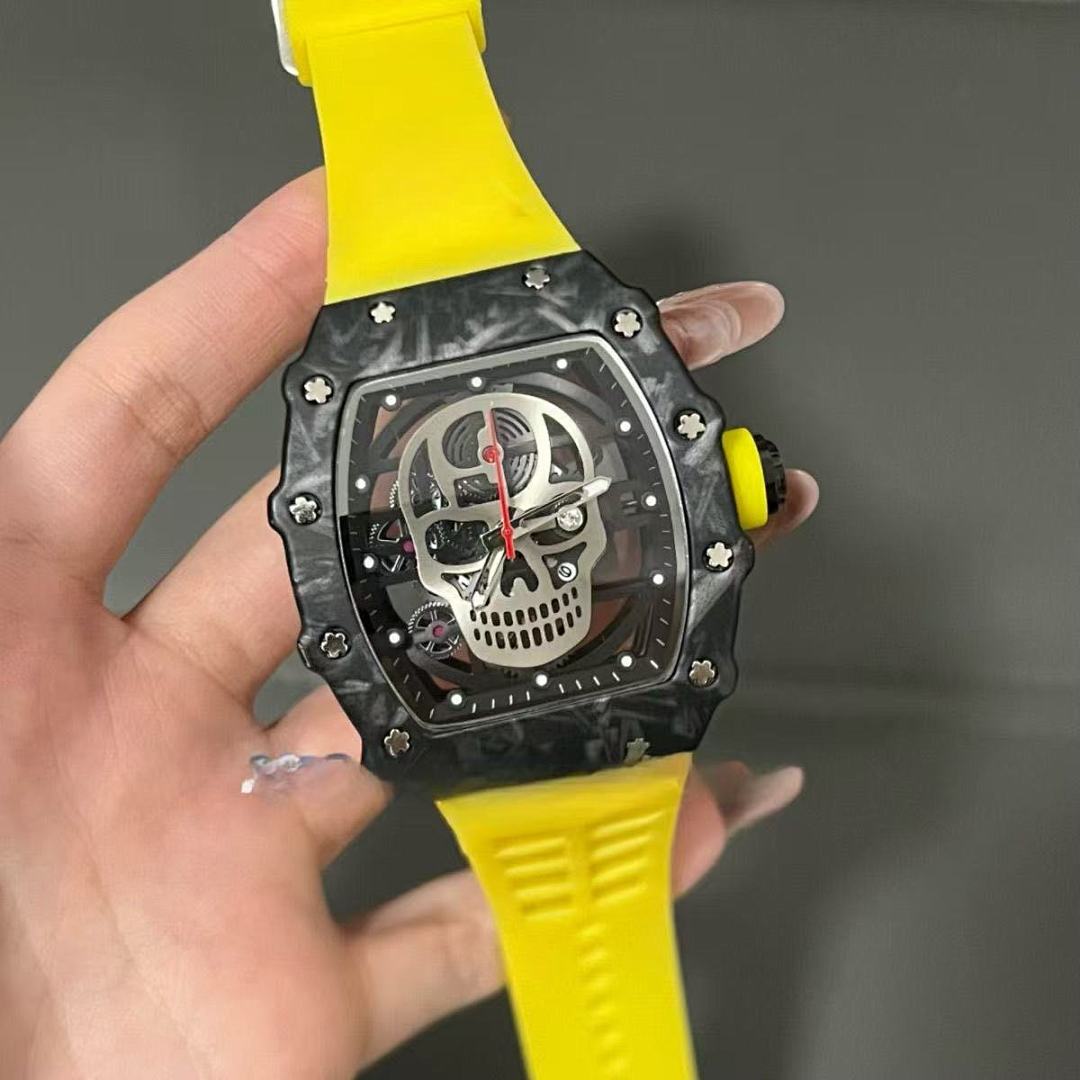 Chanel Luminous SKULL Watch Red Glow (Quite Heavy Good Quality) - Image 4