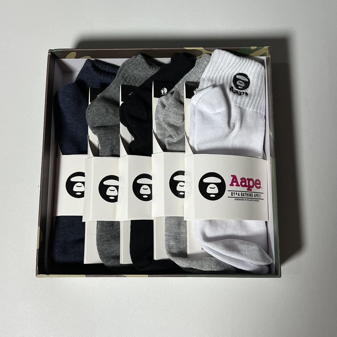Bape Bape APE Box Package Socks _3, photo 1