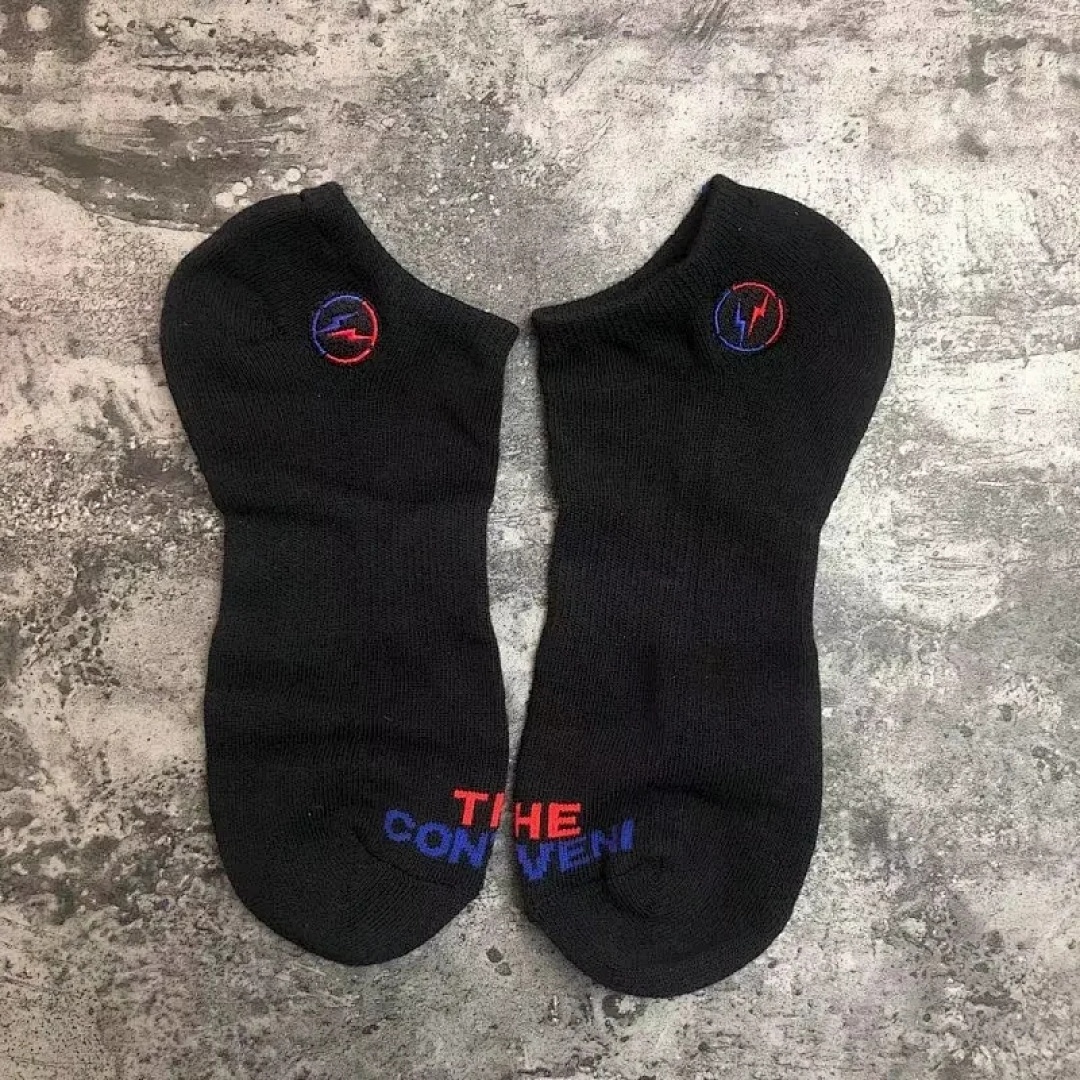 Other Fragment Electric Embroidered Socks Mens (Cream) - Image 7