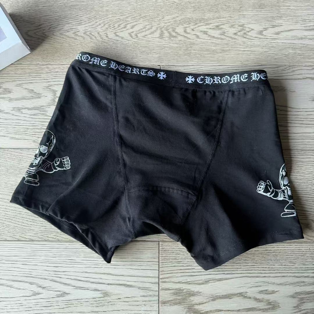Chanel CHR HEARTS New Underwear Boxer Brief SKULL Long & Short ——Perfect Quality - Image 8
