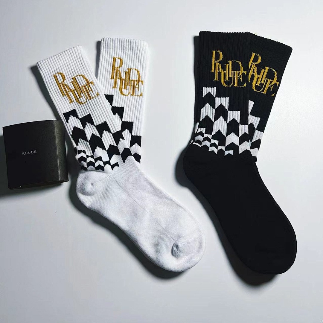 Accessiories Rhude 1: 1 Towel Socks——New Season With 1:1 Cardholder - Image 34