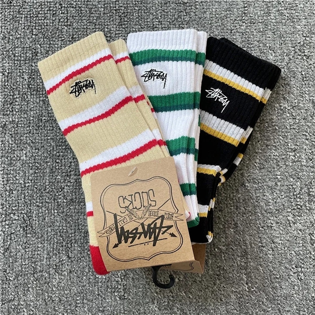 Accessiories Stussy Socks 3 Paris One Set - Image 3