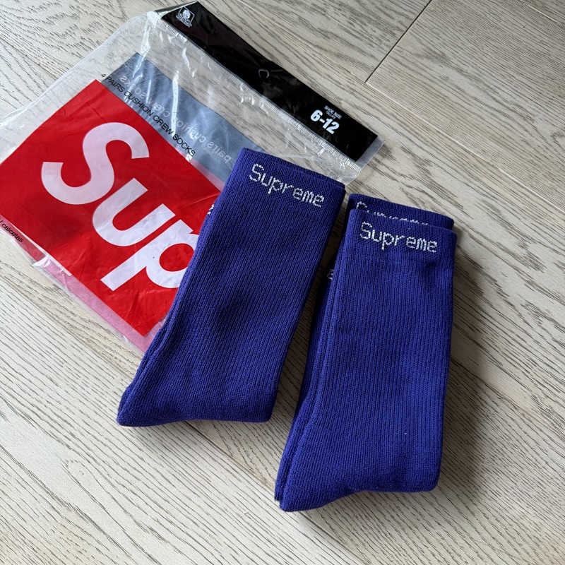 SU* Purple Towel Socks 2 Pairs A Set, photo 1