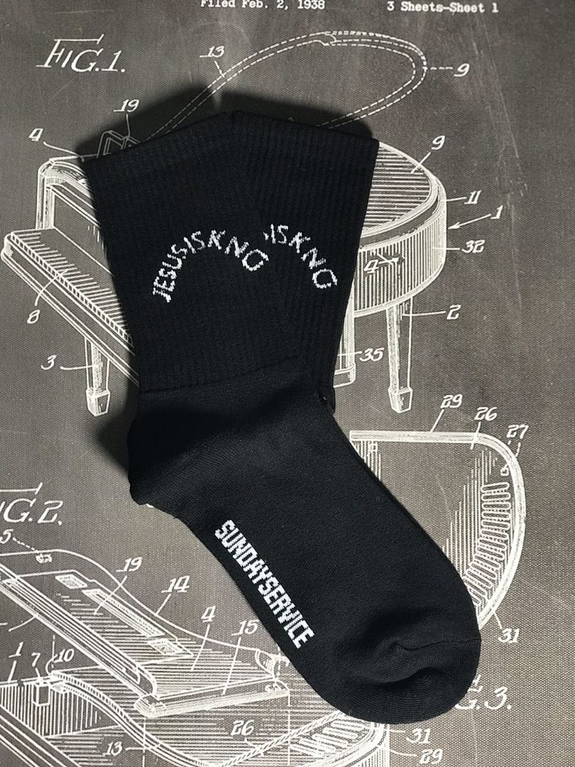 Accessiories Yeezy Jesus Is King Socks