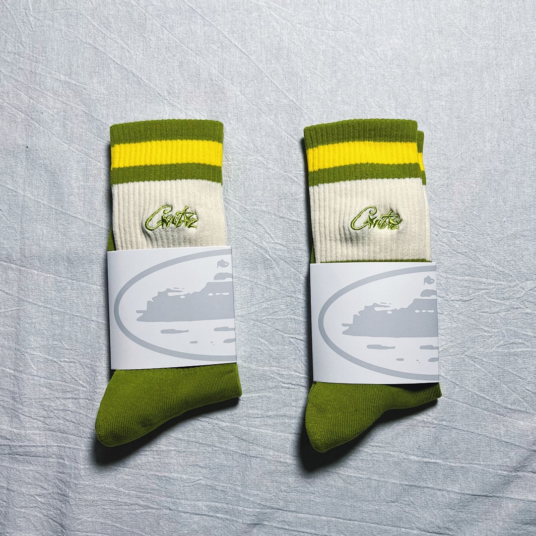 Accessiories CO Green Embroidery Socks - Image 3