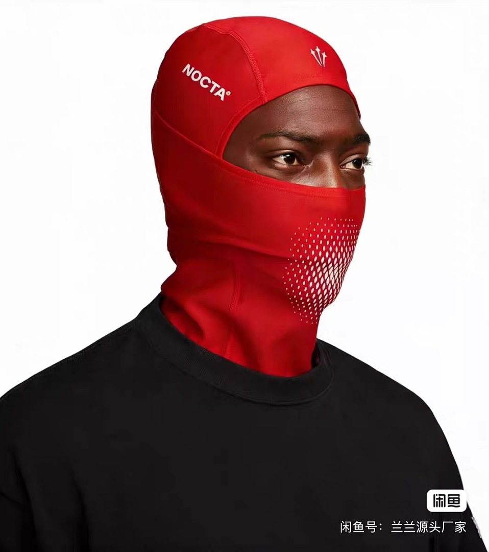 Christian Louboutin 3M RED RELECTIVE NKxNOTCA DRAKE Balaclava With Packaging Bag - Image 3