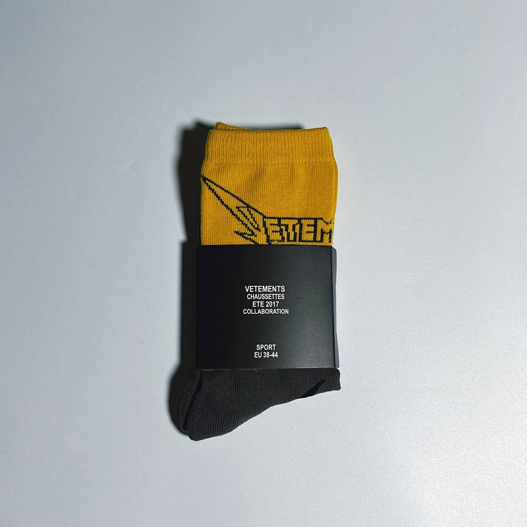 Accessiories 1: 1 Vetements Socks Collab Patchwork Fleece Sole - Image 4