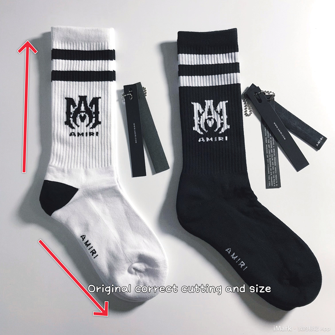 AMIRI 1: 1 Amiri Towel Socks ——With Tag - Image 8