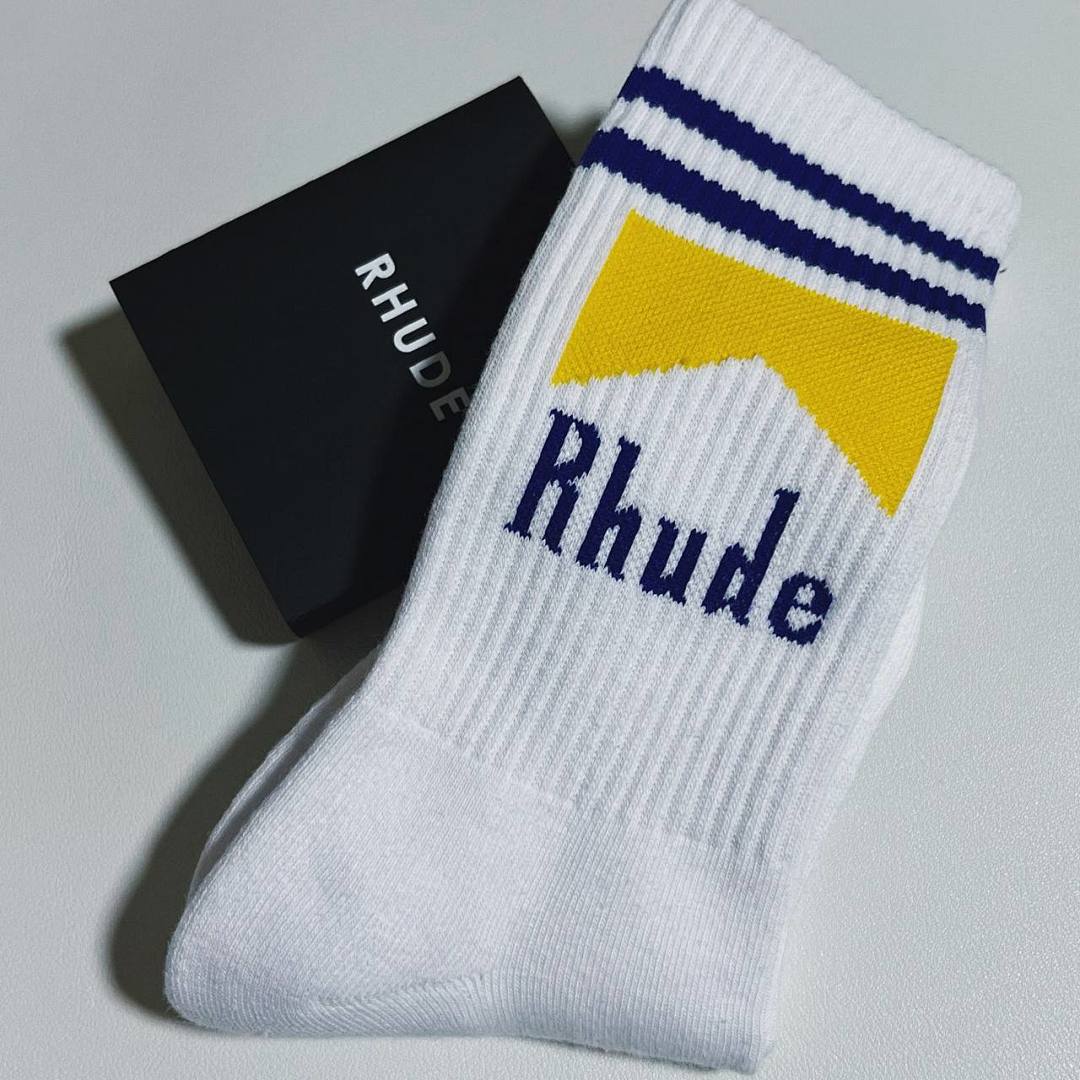 Accessiories VINTAGE RHUDE Moutain 1:1 Towel Socks - Image 33