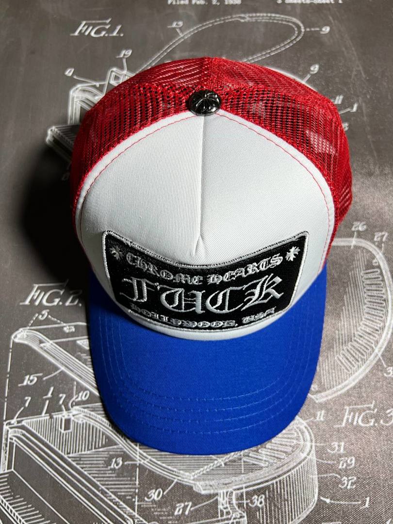 Hats CH FUCK Blue And (Red HAT)