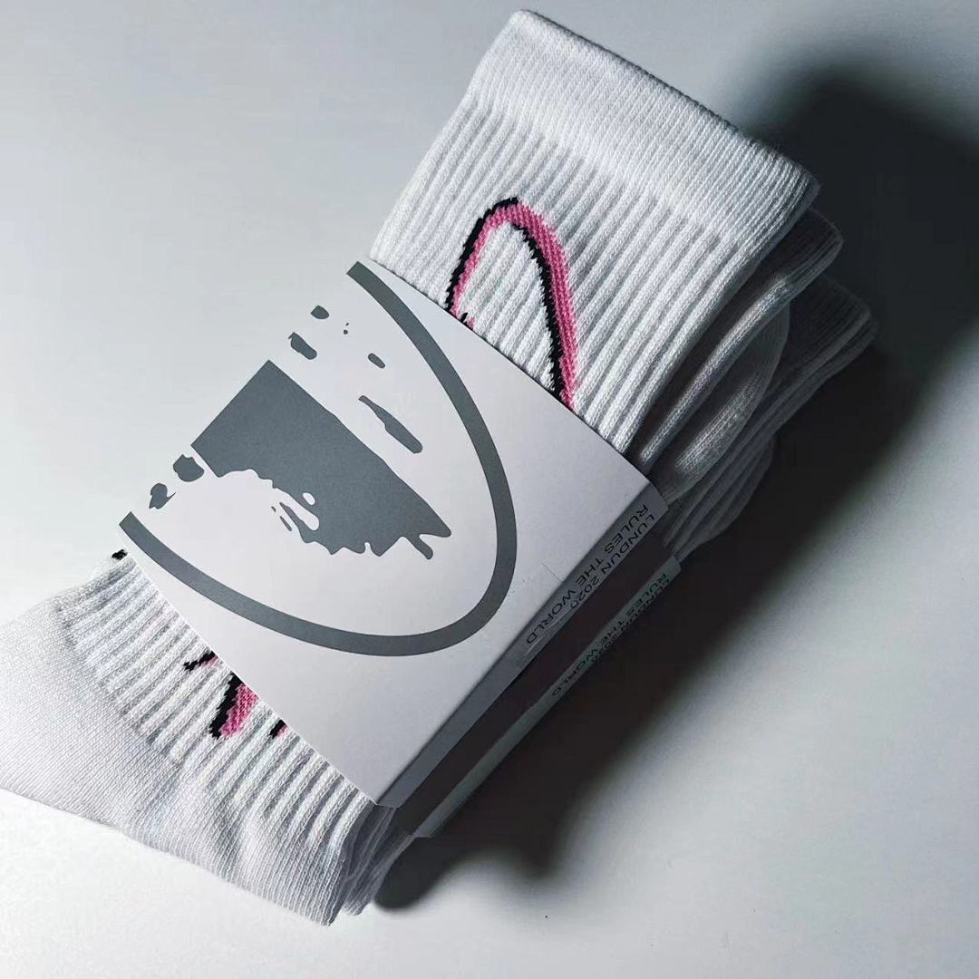 Accessiories 1:1 Coreteiz Pink Star Towel Socks - Image 4