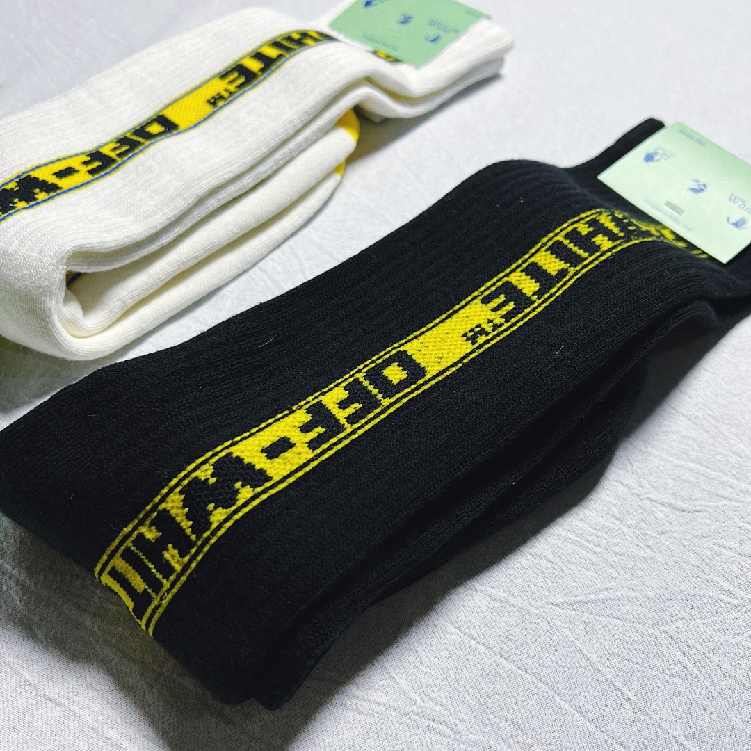 Accessiories OFF WHITE Industry Yellow Sock - Image 2
