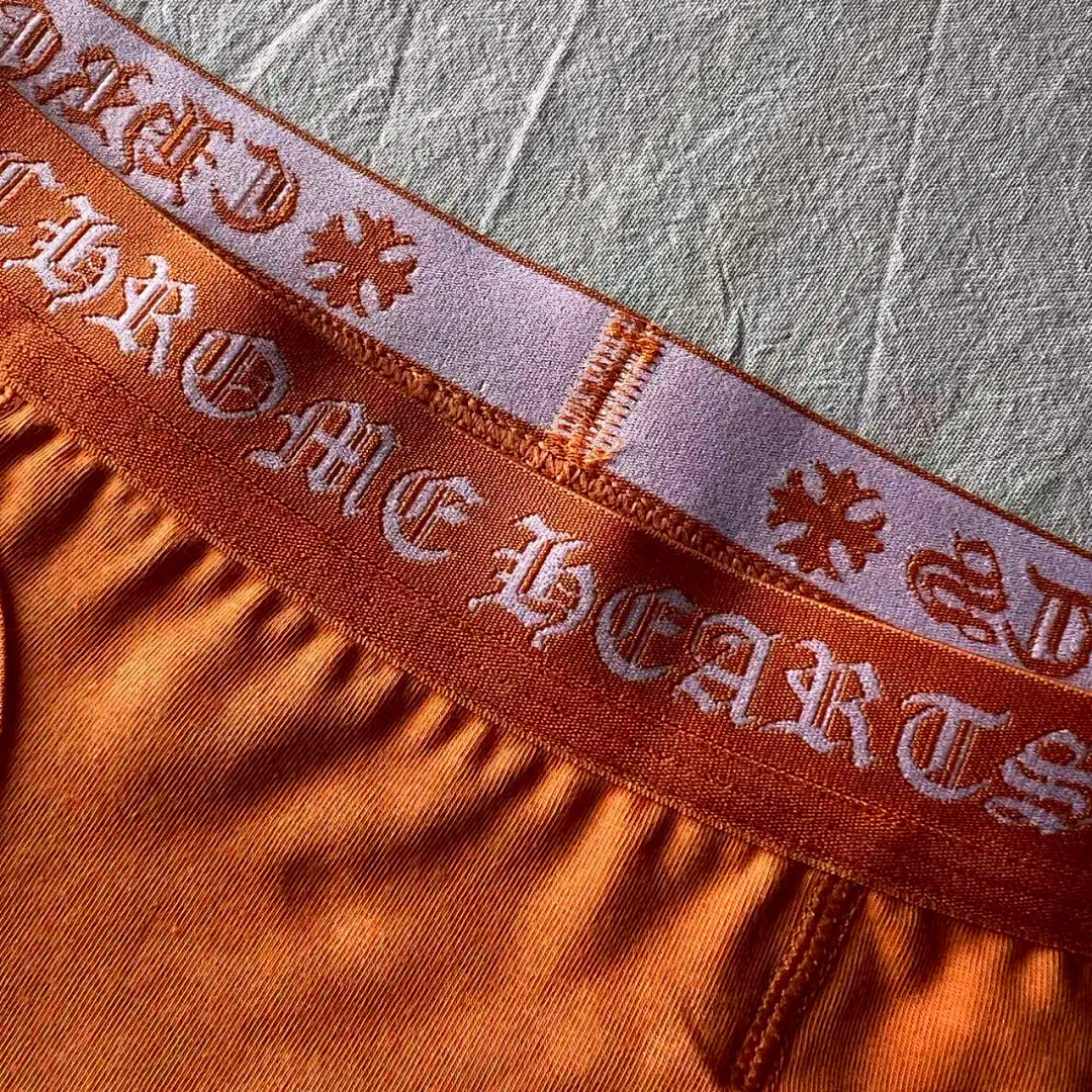 Chanel CHR HEARTS New Underwear Boxer Brief ORANGE Long & Short ——Perfect Quality - Image 7