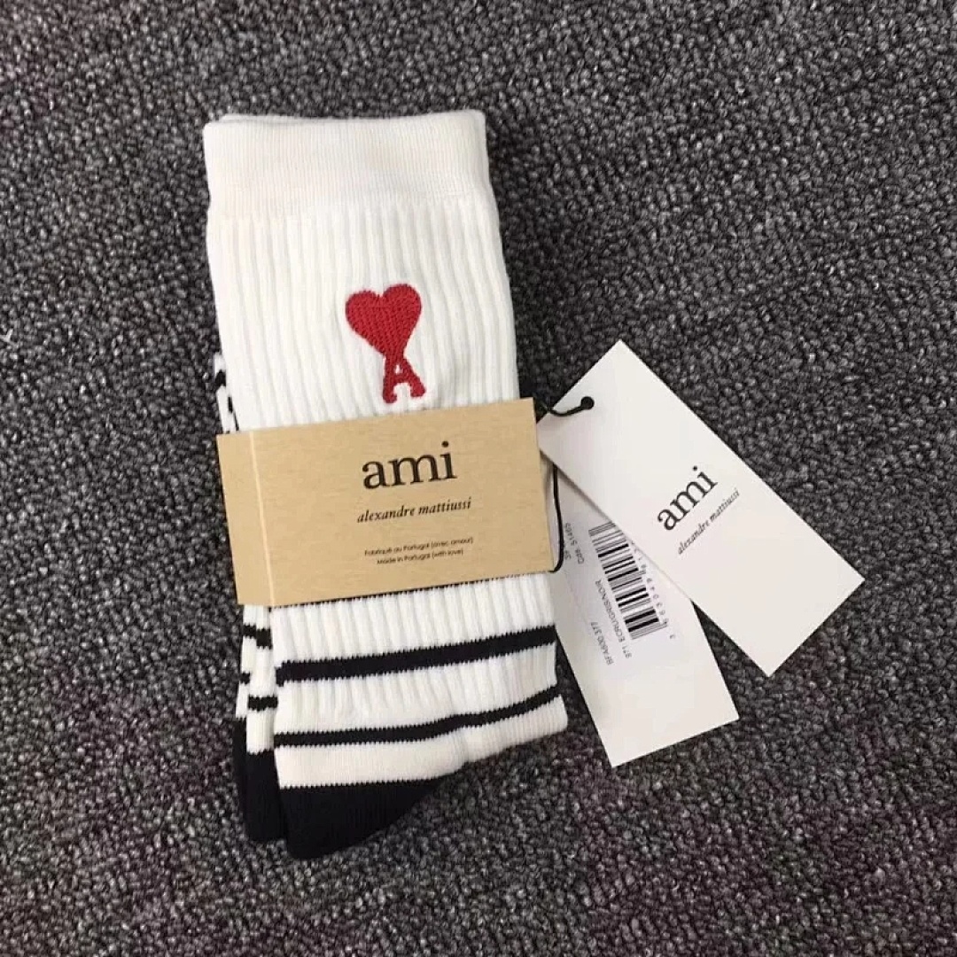 Accessiories AMI Long Stripe Socks - Image 10
