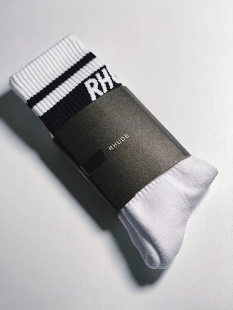 Accessiories Rhude 1: 1 Towel Socks——New Season With 1:1 Cardholder - Image 28