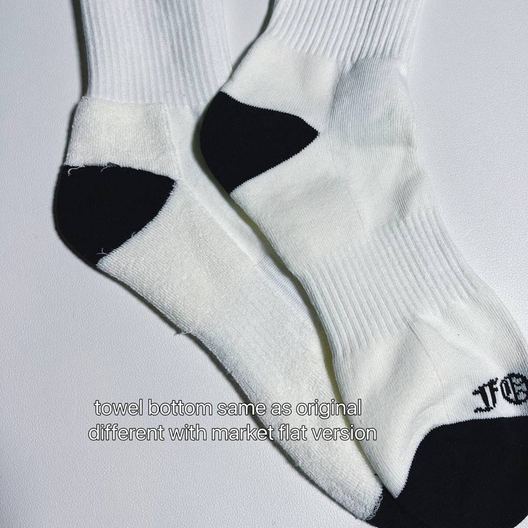 Chanel Chrome Hearts FOTI 3 Pairs Socks - Image 17