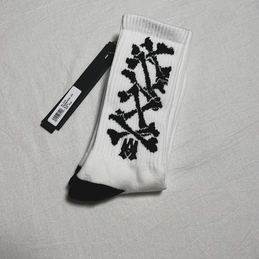 AMIRI BONES SOCK (Black/White & White/Black) - Image 7