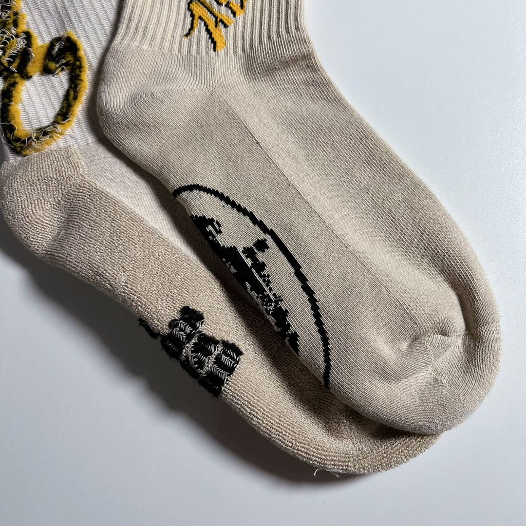 Accessiories 1: 1 Co Grey Yellow Rare Color Socks - Image 7