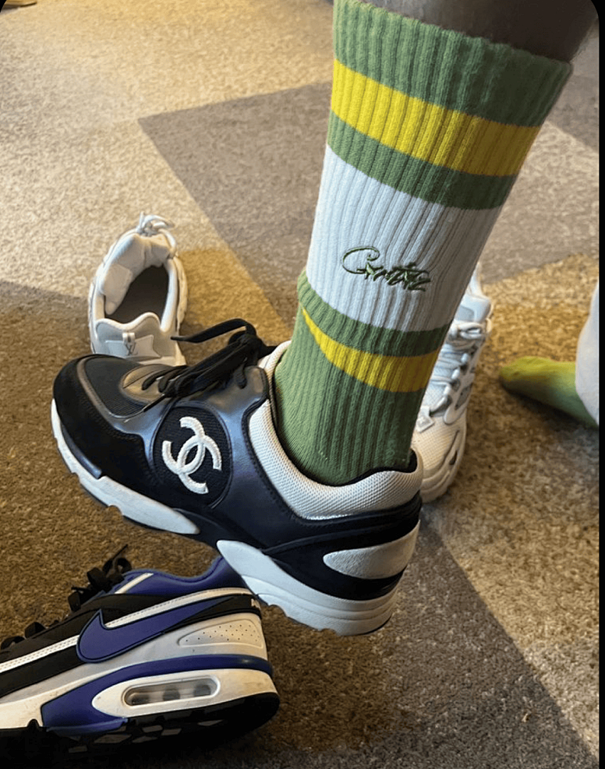 Accessiories CO Green Embroidery Socks - Image 14