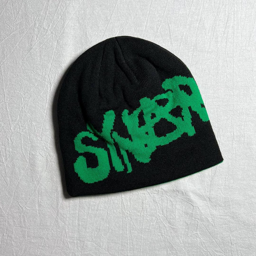 Hats IN STOCK! Syna World “Synarchy” Reversible Green Beanie Hat - Image 2