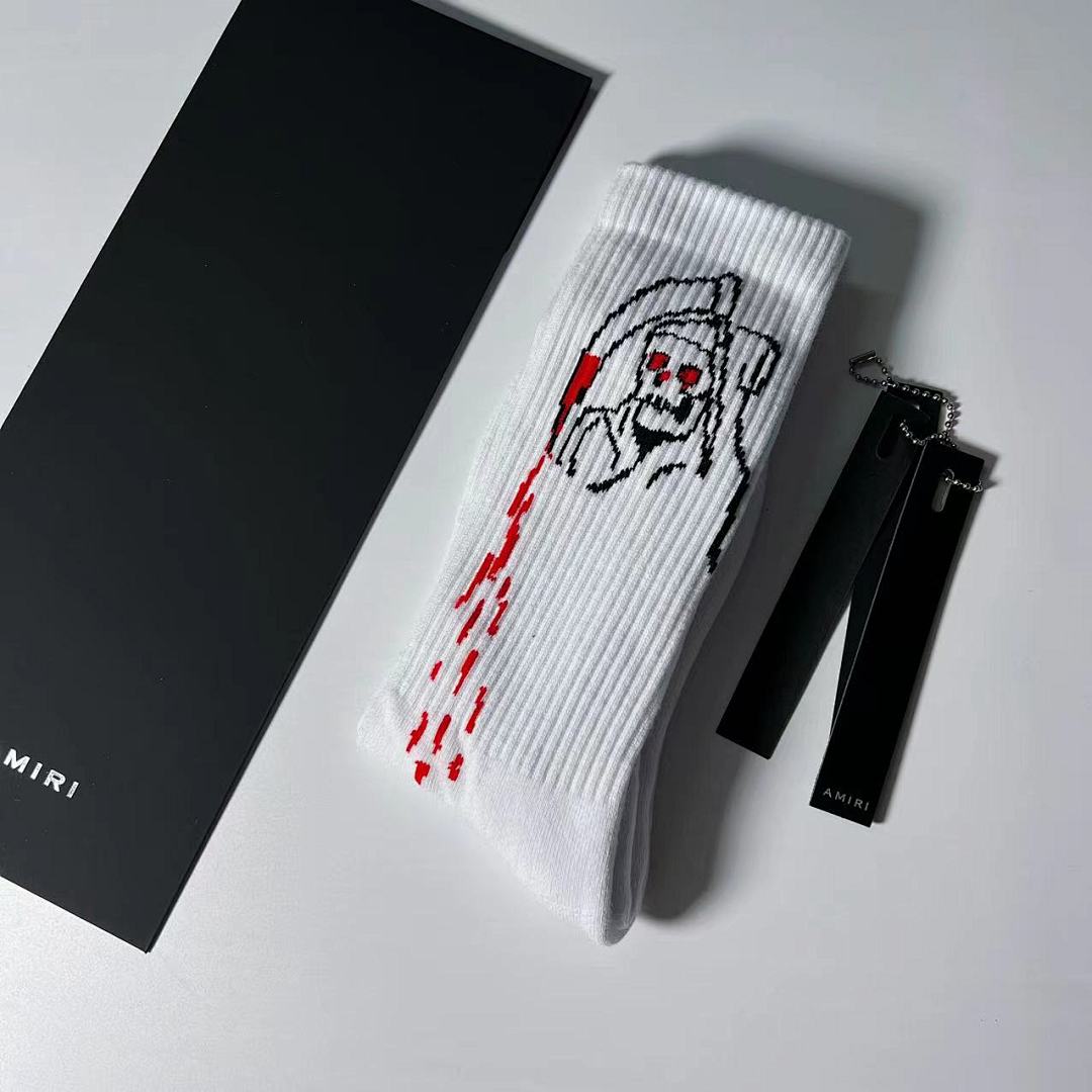 AMIRI 1:1 Amiri 2022 Death Socks With Tag - Image 4
