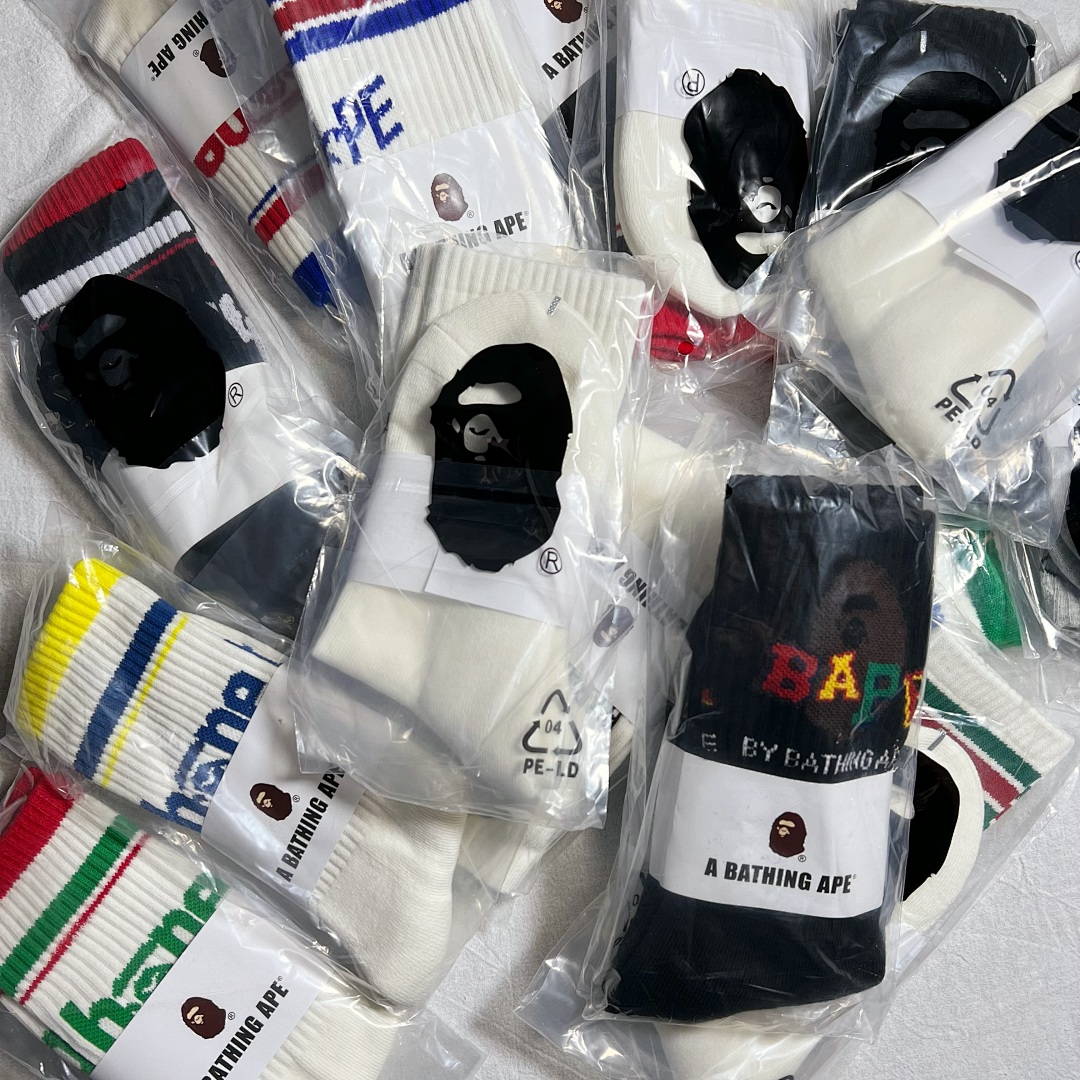 Bape 2024 New Towel Trick Socks - Image 2